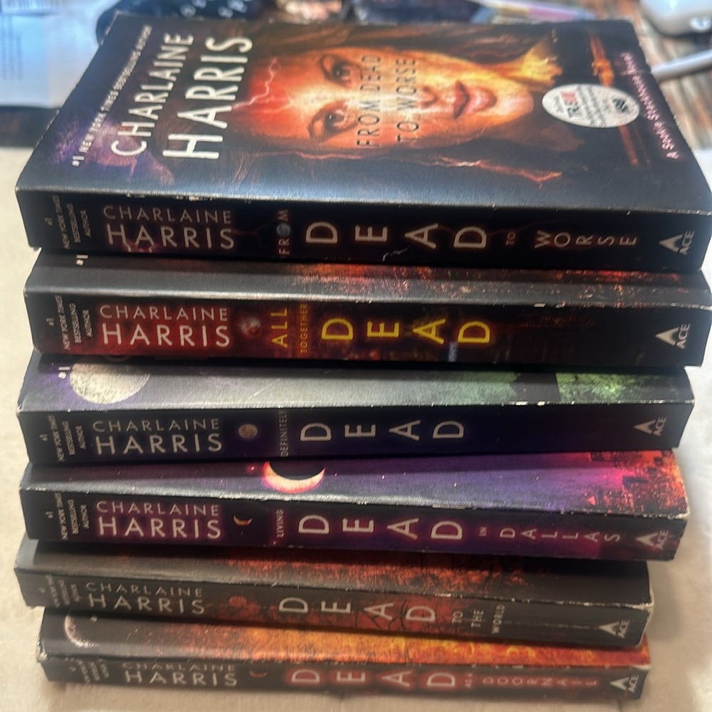 True Blood Vampire Sookie stackhouse novel series dead.   3rd